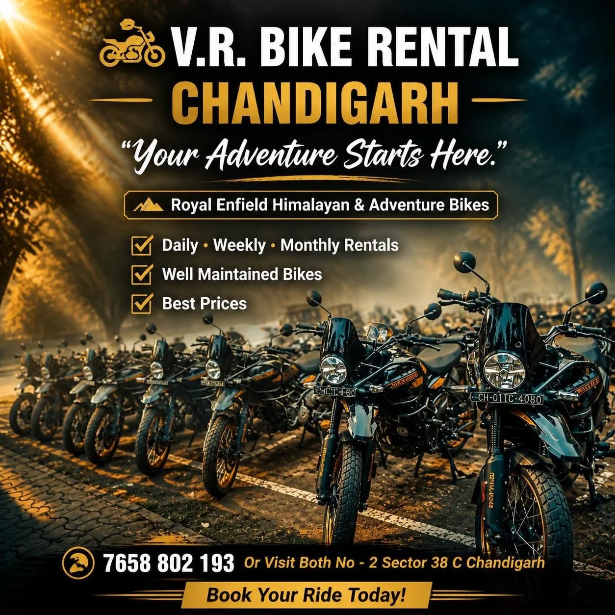 Bike Rental in Chandigarh Explore the City on Two Wheels